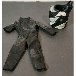 Vintage GI Joe Urban Camo Jumpsuit Black White Camo Armor Vest Accessory Clothes